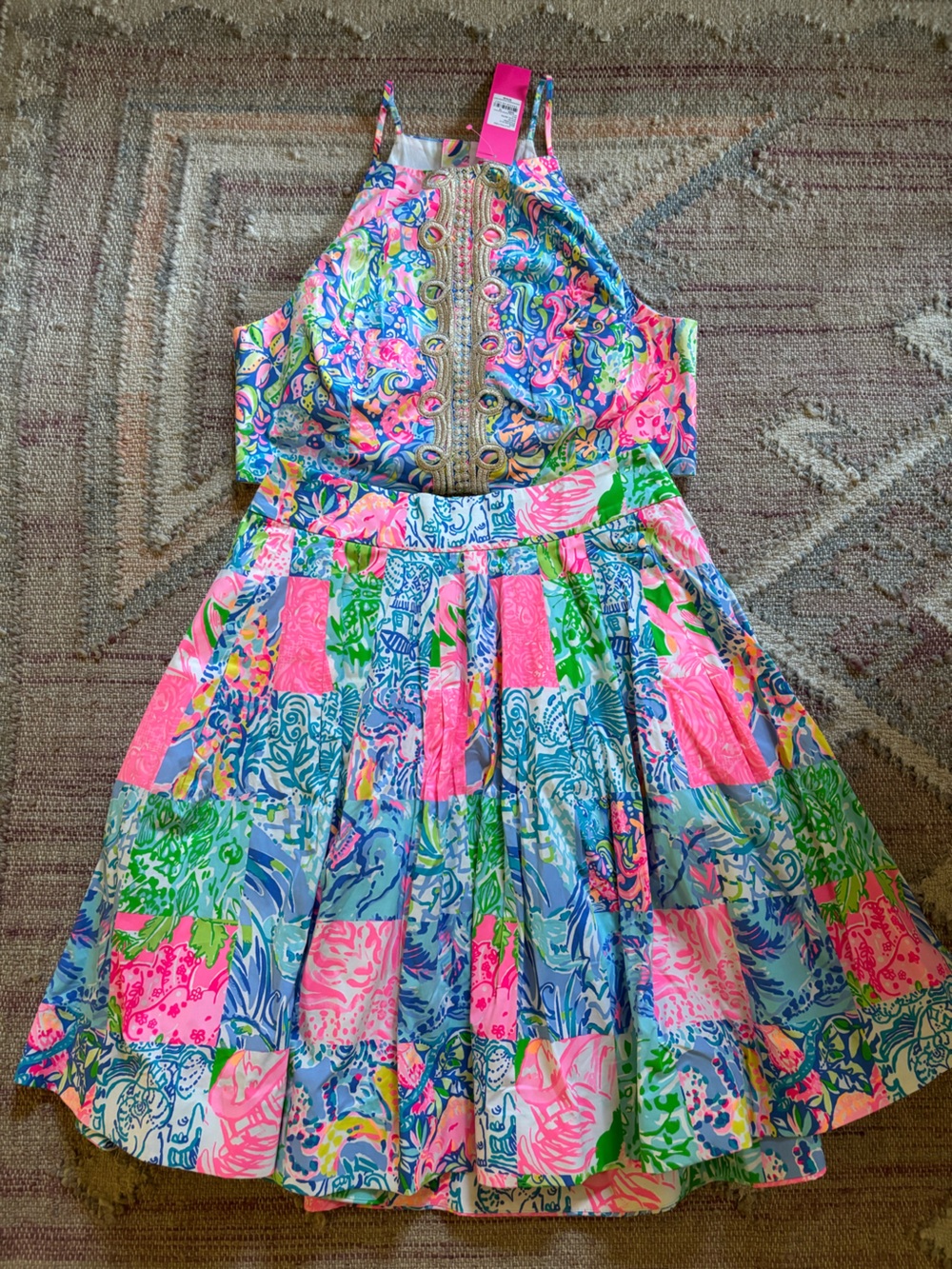Lilly Pulitzer women’s skirt set